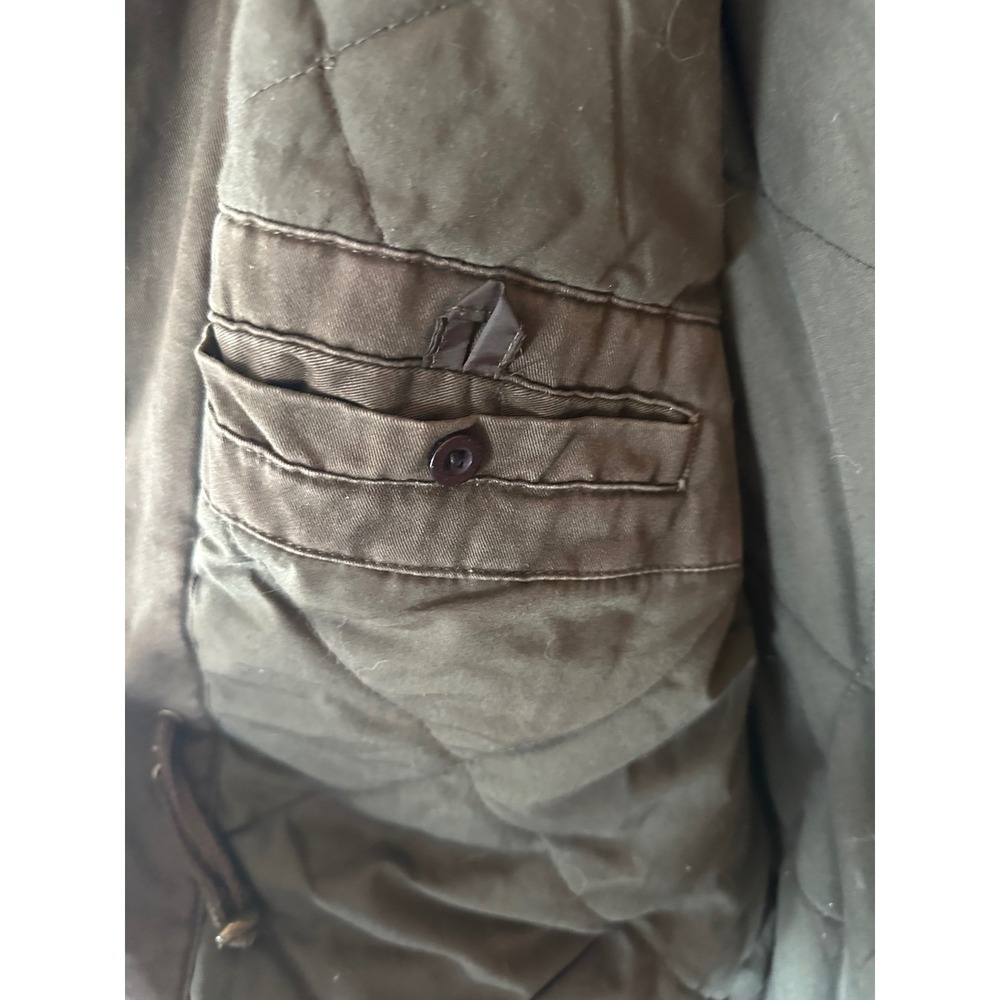 Jeep Classic Fashion Mens XXXL Olive Canvas Quilted Field Jacket Utility Coat - Picture 16 of 16